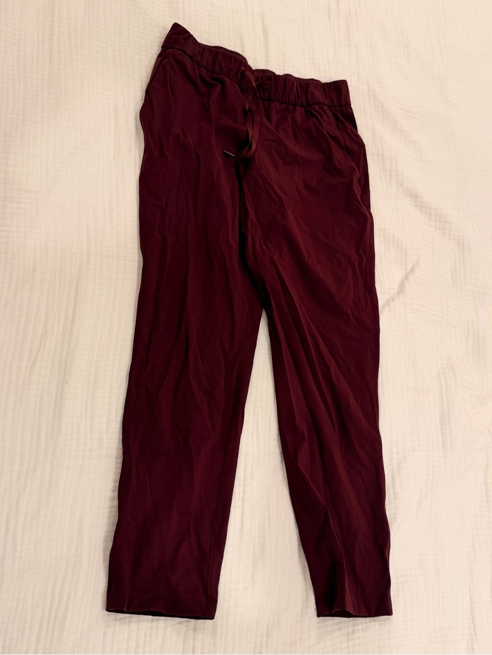 lululemon athletica Women's Burgundy Track Joggers
